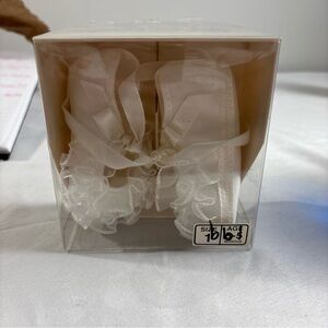 The Lullaby Club White Lace Baby Shoes